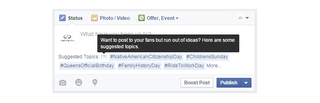 Illustration for article titled Can't Think of a Status Update? Facebook Has One For You